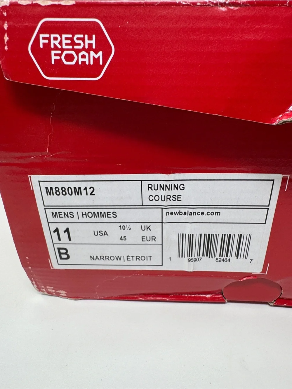 New Balance Navy and Coral 880 Fresh Foam Running Shoes